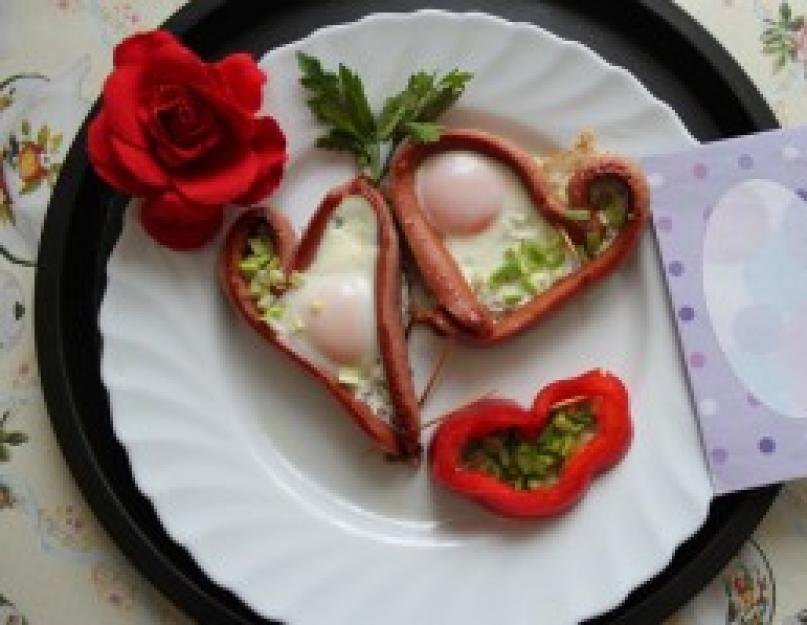 Праздничный завтрак мужу на день рождения рецепт с фото