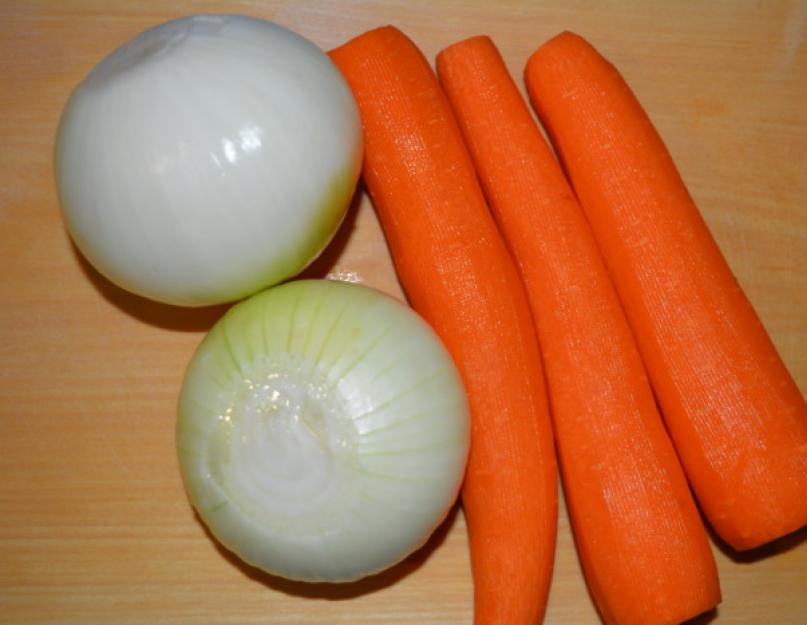 Что лучше жарить первым, лук или морковь. Замороженная зажарка для супа из моркови и лука