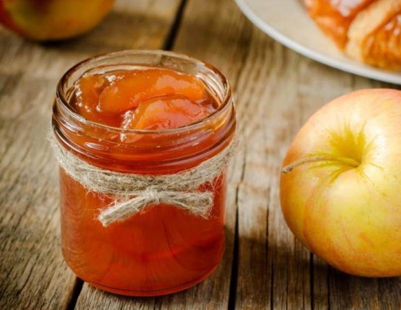 Как сварить вкусное варенье из яблок: дольками, прозрачное. Яблочное варенье дольками