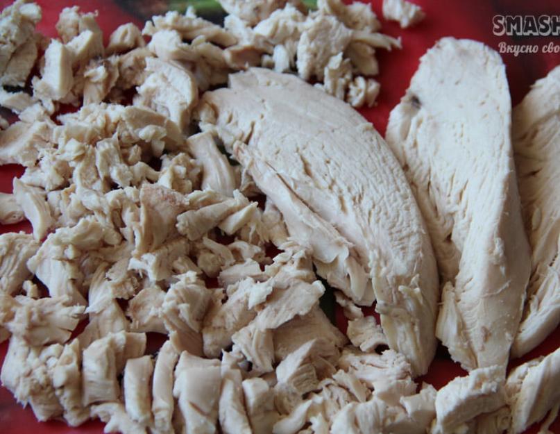   Салат Изумрудная россыпь с киви и курицей — рецепт с фото. Обалденный вкус и нарядный вид