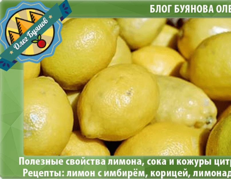 Цедра лимона: интересные способы применения. Польза лимонной кожуры в медицине, быту и косметике