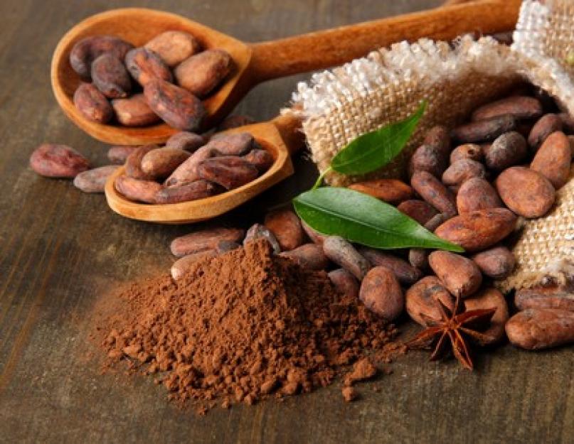 Какао бобы - где растут, как употреблять, что с ними делать еще? Какао бобы: полезные свойства