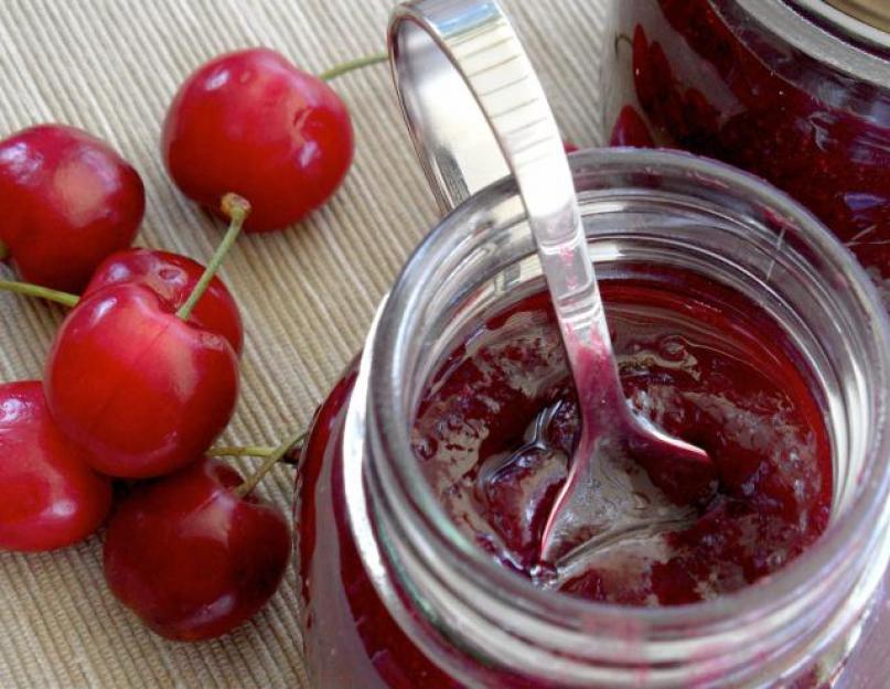 Confiture de cerises : une sélection des meilleures recettes - comment faire de la confiture de cerises maison.  Confiture de cerises pour l'hiver