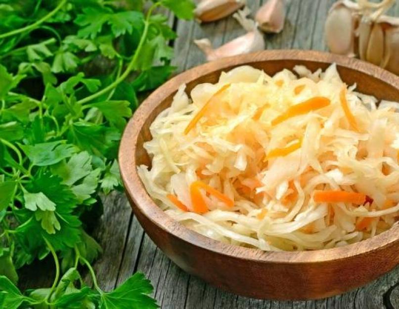 Вкусная квашеная капуста быстрого приготовления