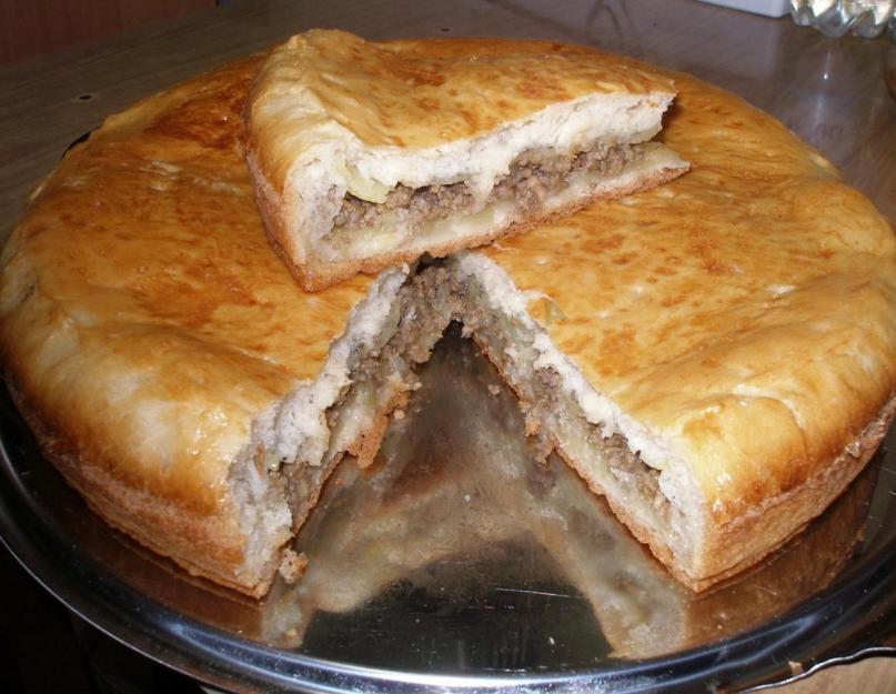 Картофельный пирог с курицей в духовке. Самый простой пирог с картошкой и курицей