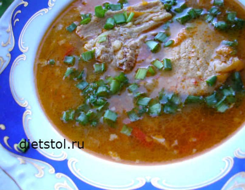 Пошаговый рецепт классического супа харчо из свинины с рисом. Рисовый суп со свининой - рецепт