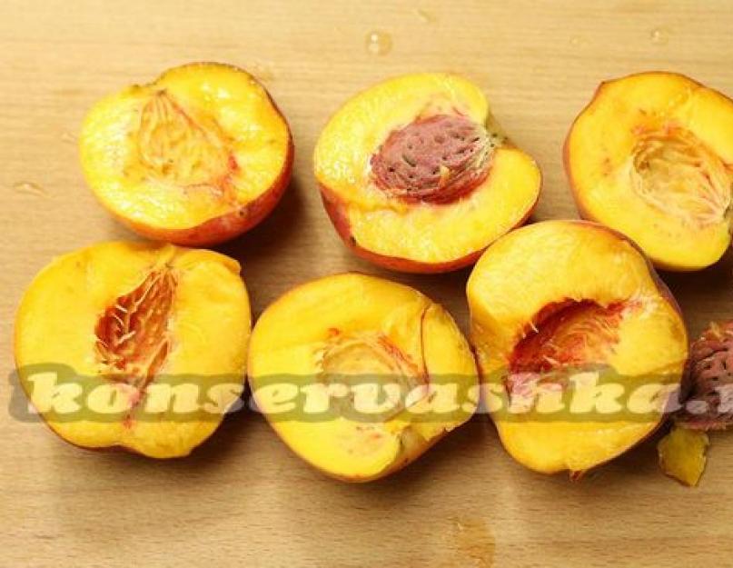 Peach jam.  Jam mula sa mga milokoton, mga aprikot at mga dalandan Recipe ng Jam mula sa mga aprikot at mga milokoton