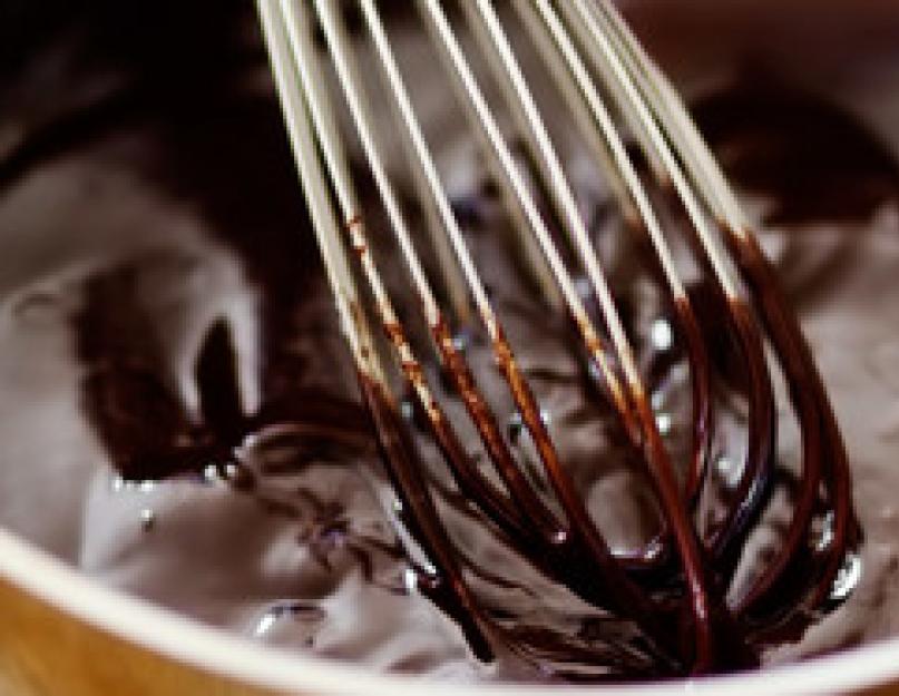 Рецепт красивой глазури. Рецепты глазури из шоколада и какао для торта