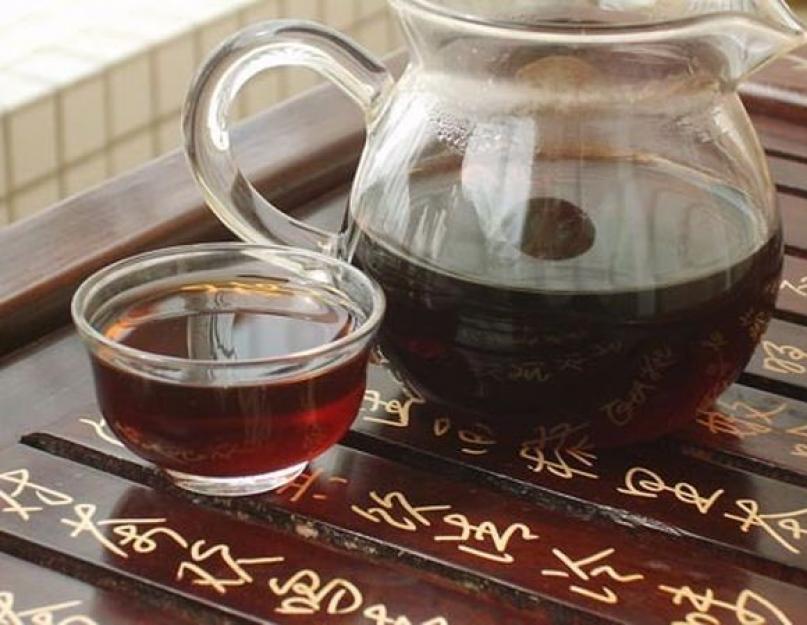 L'effet enivrant du thé Pu-erh.  L'effet du thé puer chinois