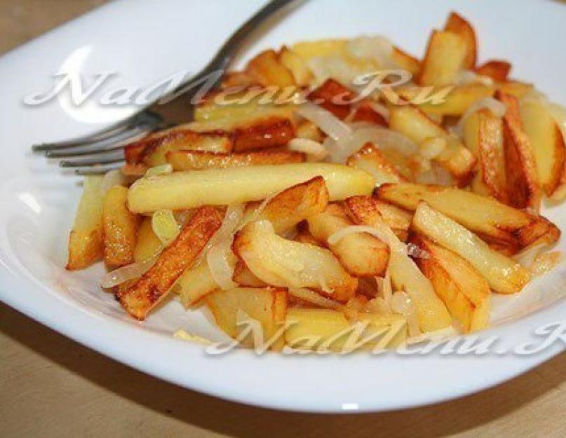 Comment faire frire des pommes de terre crues.  Quartiers de pommes de terre sautés à la campagne (cuits à la poêle)