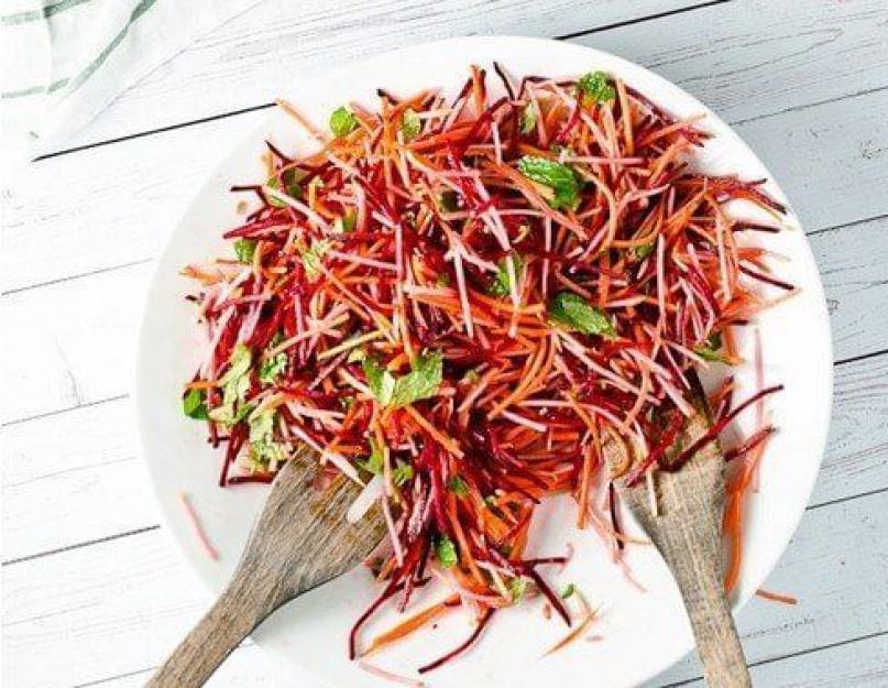 Салат из свеклы - рецепты с фото. Салат из свеклы и моркови — подборка лучших рецептов. Как правильно и вкусно приготовить салат из свеклы и моркови