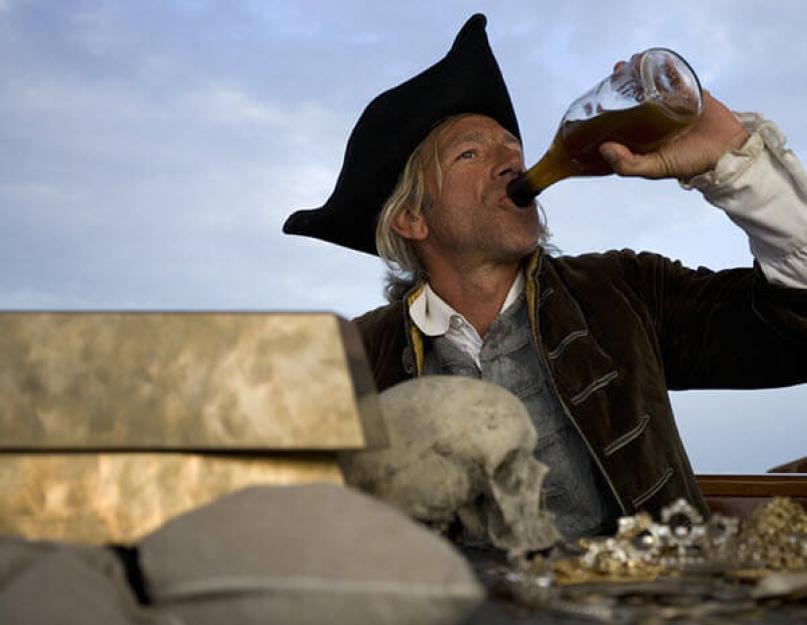 Почему моряки пили ром. Ром – пиратский напиток в современном мире