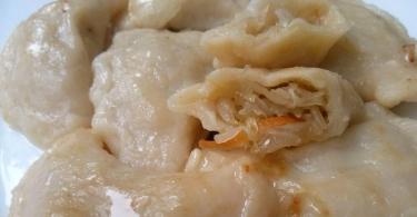 Dumplings med kartofler og surkål: hvordan laver man mad?