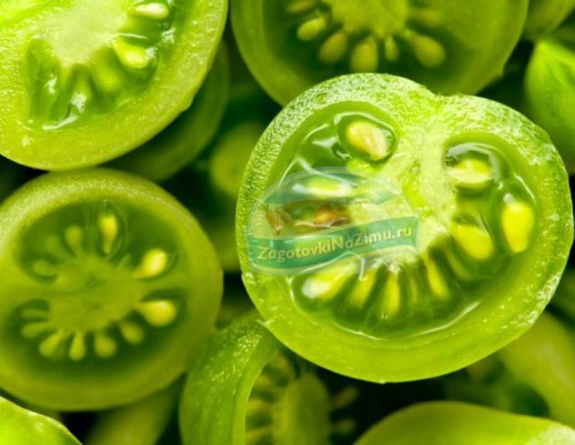 Зеленые помидоры. Три рецепта. Маринованные зеленые помидоры: вкусные рецепты с фото