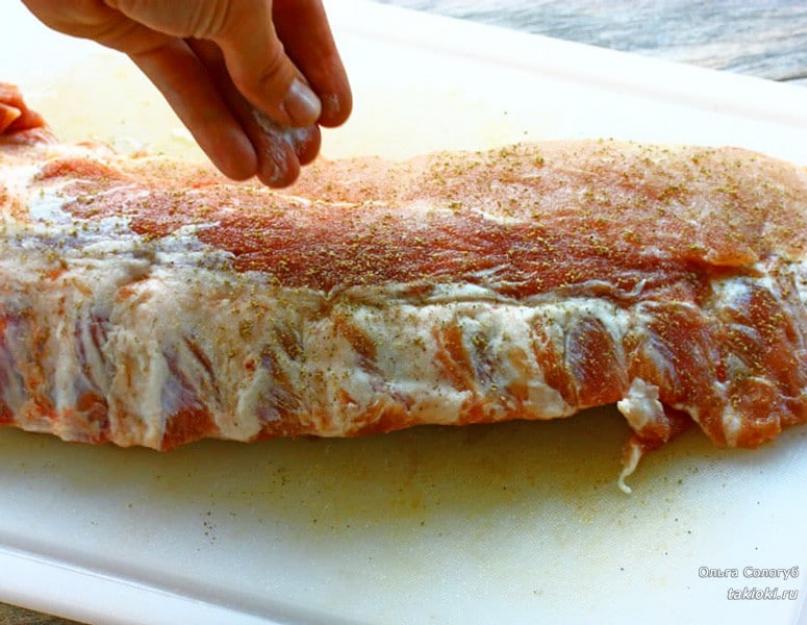 Ребра свиные на костре. Секреты приготовления свиных ребер на мангале. Свиные ребрышки на мангале – рецепт