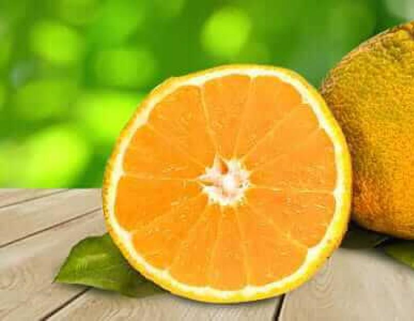 Смесь лимона и апельсина название. Как называется цитрусовый гибрид лимона и апельсина