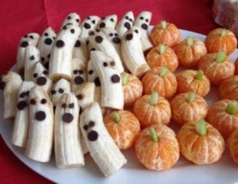 Рецепты на хэллоуин для детей своими руками. Варианты «страшных» десертов на Хеллоуин. Мозги: идеи блюд на Хэллоуин