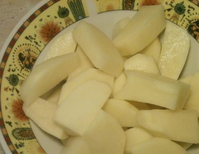 Как потушить картошку с фасолью. Картофель жареный с фасолью