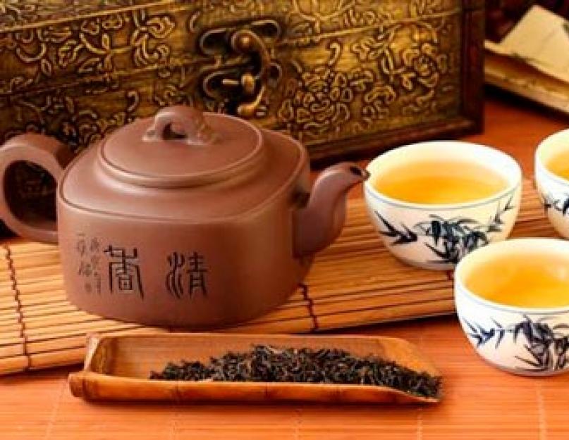 Chanter du thé est une cérémonie chinoise Gongfu Cha.  Caractéristiques de la cérémonie du thé chinoise : philosophie, ustensiles, procédé