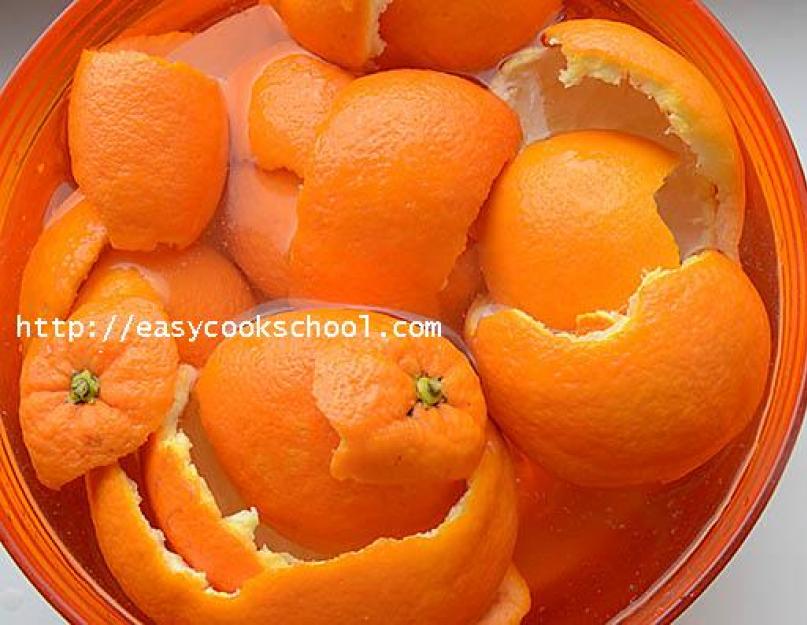 Цукаты из кожуры апельсина рецепт. Быстрые пошаговые рецепты цукатов из апельсиновых корок в домашних условиях и их хранение