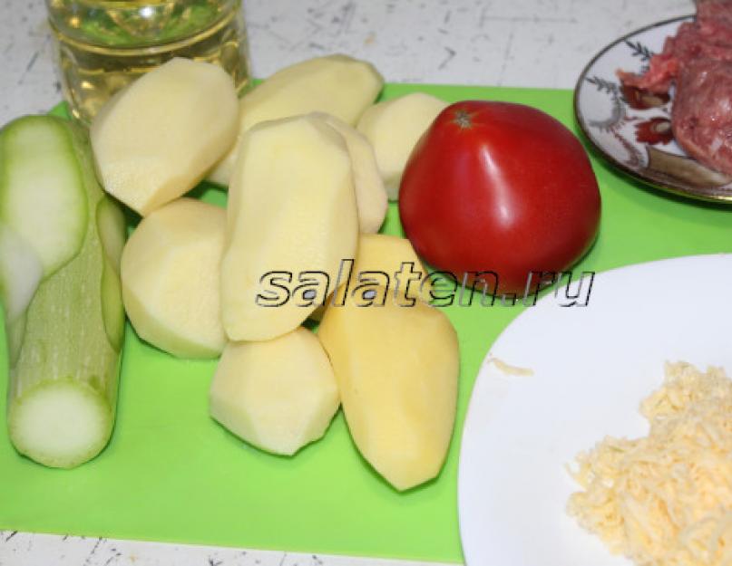 Рецепт молодой картошки с кабачками. Запеканка из кабачков и молодого картофеля