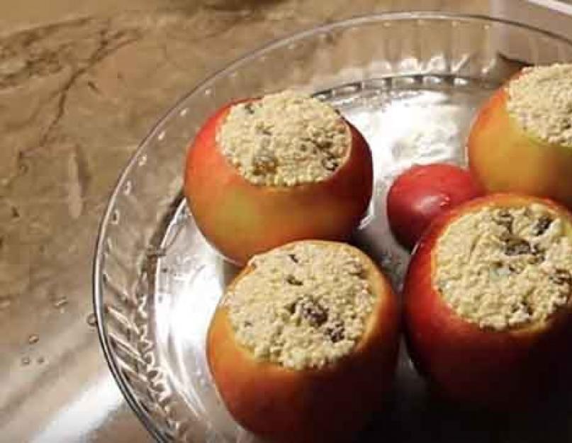 Печеные яблоки с творогом в духовке: рецепты приготовления диетического десерта. Яблоки печеные с творогом в духовке, рецепт