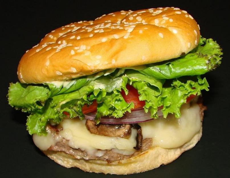 Гамбургер в домашних условиях- простой рецепт приготовления. Рецепты гамбургера и чизбургера как в макдональдс