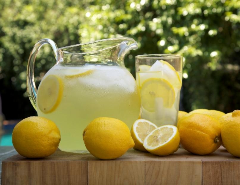Как сделать лимонад из лимона дома. Как приготовить лимонад в домашних условиях