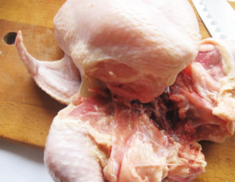 Правила потрошения и разделки куриной тушки. Как потрошить, разрезать и разделать курицу на части правильно в домашних условиях