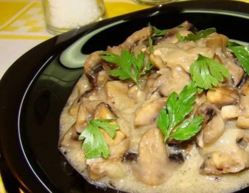Блюда из мороженных грибов рецепты. Замороженные белые грибы как готовить