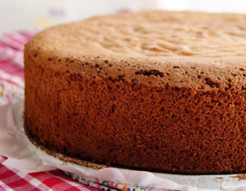 Как приготовить вкусный бисквит торта. Бисквитный торт, очень вкусный и простой рецепт