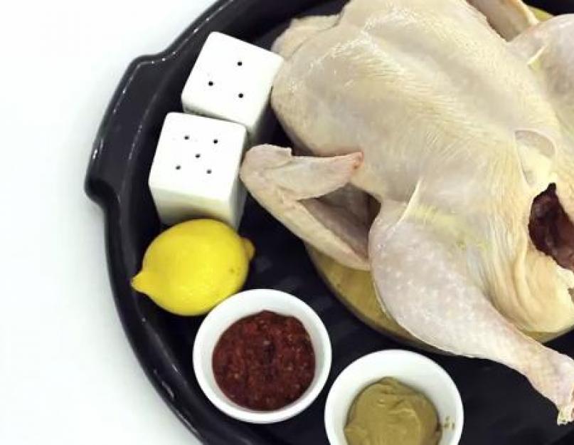 Курица запеченная в духовке в маринаде. В чем замариновать курицу для запекания