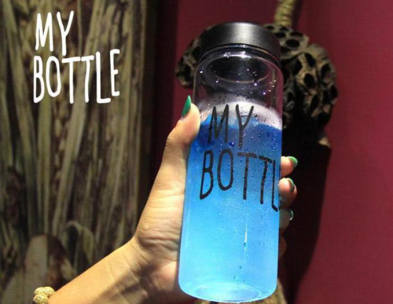   Бутылка для напитков OopsTools My bottle - «Так полюбившаяся всем бутылочка MY BOTTLE. Моя история любви и рецепты вкусных и полезных смузи.»