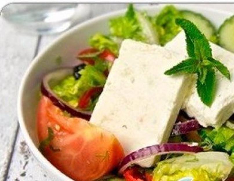 Греческий салат с брынзой и свежей кукурузой. Салат «Греческий»: классические рецепты как вкусно приготовить греческий салат с брынзой