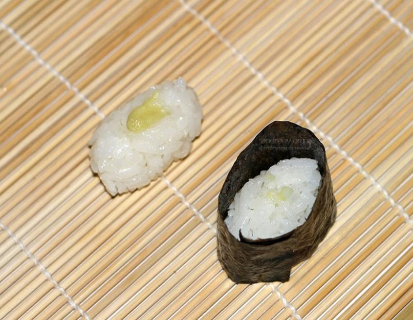 Как приготовить домашние суши гункан и спайси. Гункан-суши: особенности приготовления и виды