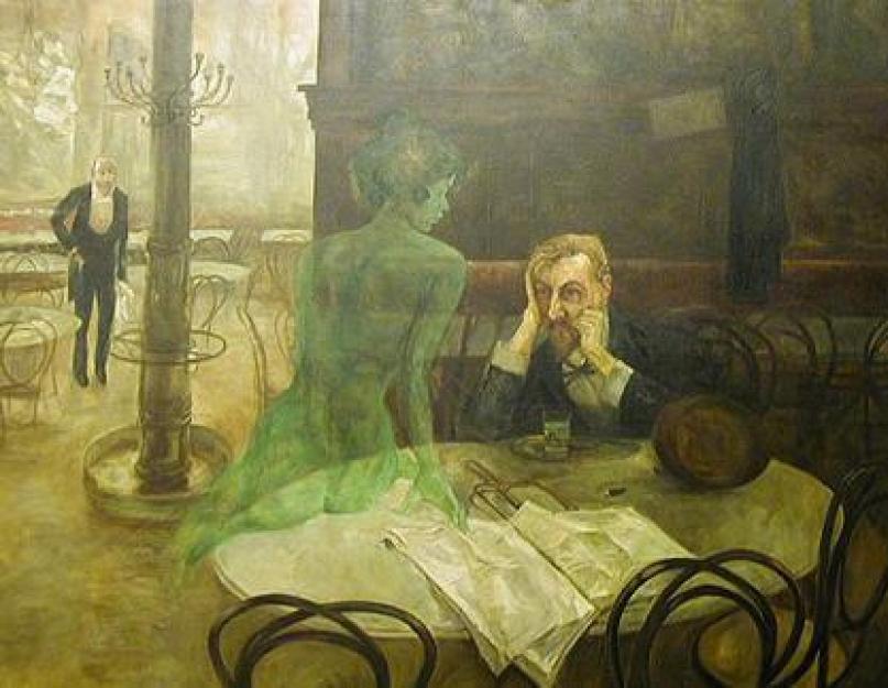 Comment boire de l'absinthe à la maison.  Dans sa forme la plus pure.  Boire de la liqueur sous sa forme pure