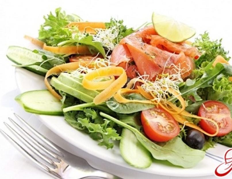 Вкусный салат с черри. Салат с помидорами черри и листовым салатом