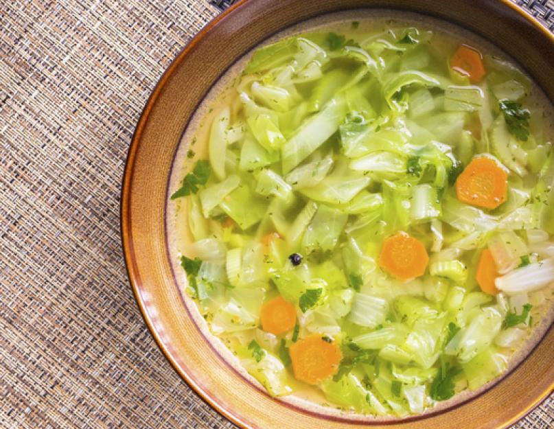 Капустный суп для похудения. Диетический капустный суп – здоровый путь к похудению