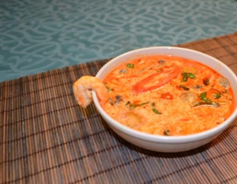Суп том ям с кокосовым молоком. Как приготовить тайский суп том-ям в домашних условиях - пошаговые рецепты с фото