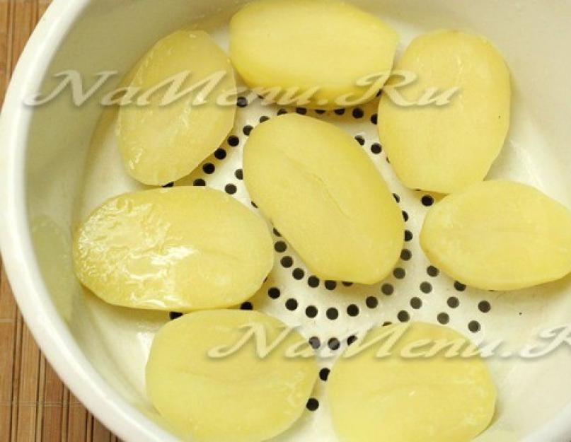  Картофель «Решти» с селедочным соусом. Запеченный картофель с селедочным соусом