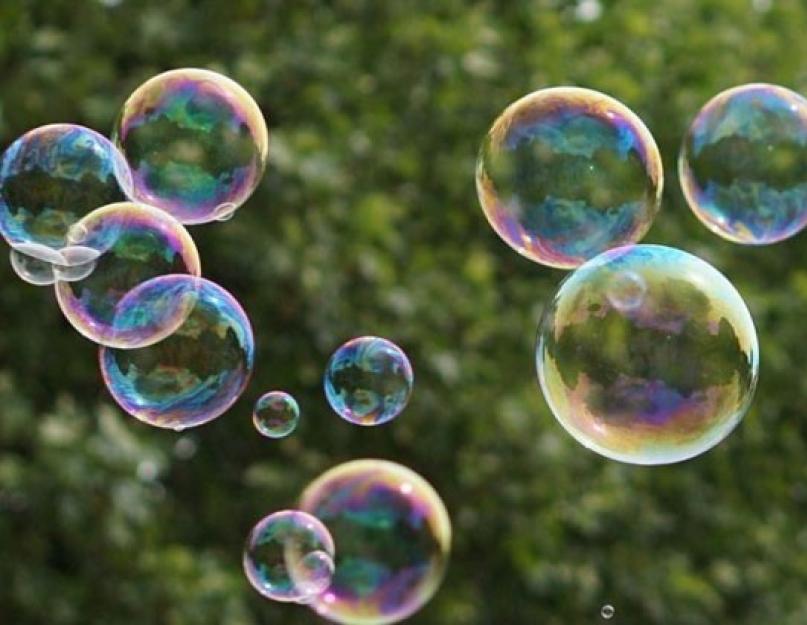 Как сделать самому мыльные пузыри в домашних. Делаем большие и красивые мыльные пузыри дома
