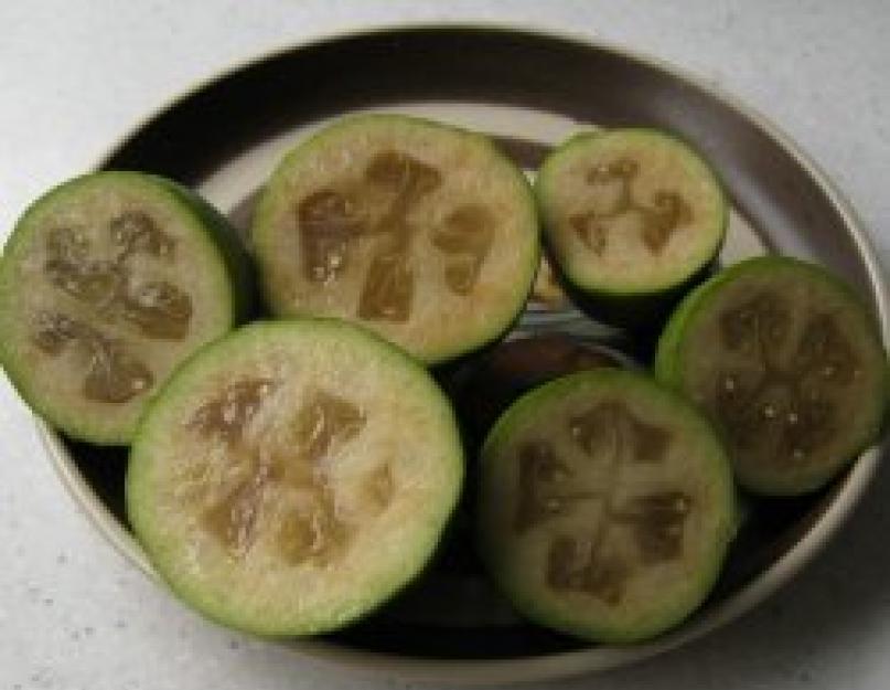 Comment manger du feijoa : avec ou sans peau.  Quels plats peut-on préparer à partir de cette baie exotique.  Feijoa aux betteraves