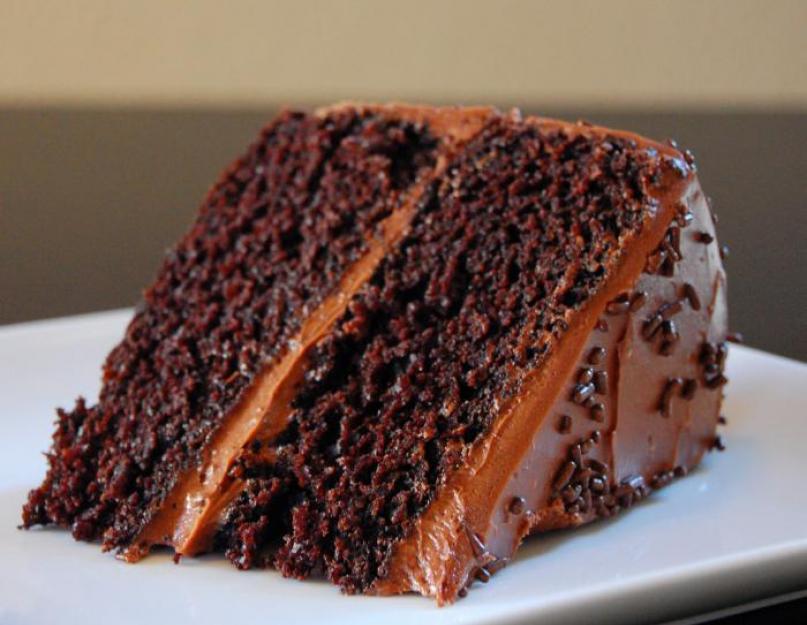 Как приготовить простой шоколадный. Очень шоколадный торт. Шоколадная глазурь для торта из какао: рецепт