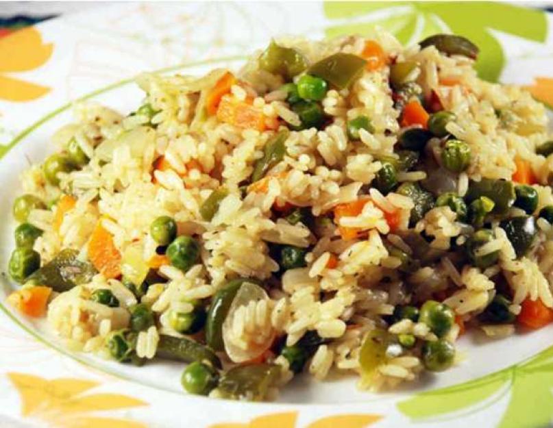 Что можно приготовить из риса и овощей. Рассыпчатый рис с овощами