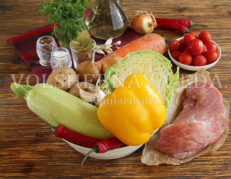 Овощное рагу с мясом: вкусные и легкие рецепты. Рагу с картошкой, капустой и мясом. Пошаговый рецепт с фото