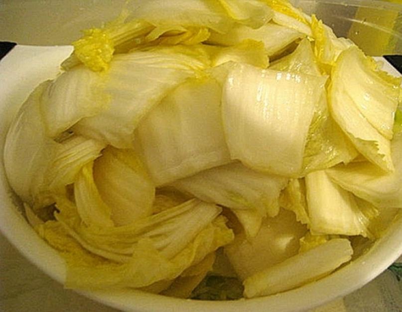 Салат из зеленой пекинской капусты на зиму. Как правильно солить пекинскую капусту? Несколько простых и быстрых рецептов приготовления. Хранение в домашних условиях