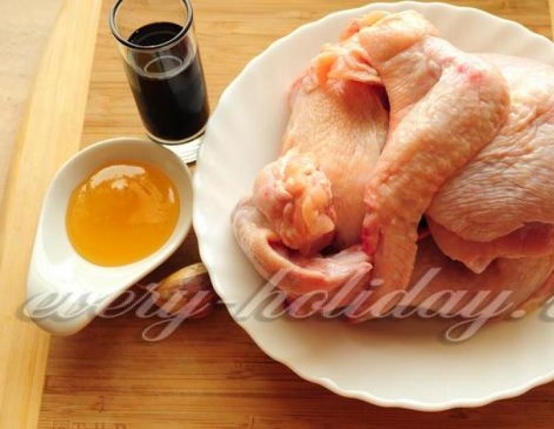 Курица в духовке с медом и соевым соусом. Курица в соево-медовом соусе, рецепт на сковороде
