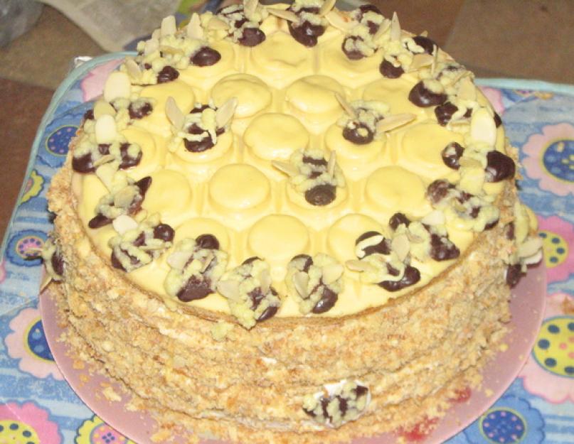 A quoi ressemble un gâteau au miel ?  Gâteau au miel classique : recette pas à pas avec photos.  Délicieux gâteau au miel et au cognac