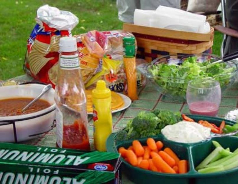 Простые и вкусные рецепты для пикника. Салаты для пикника – рецепты для всей семьи. Вкусные и легкие бутерброды