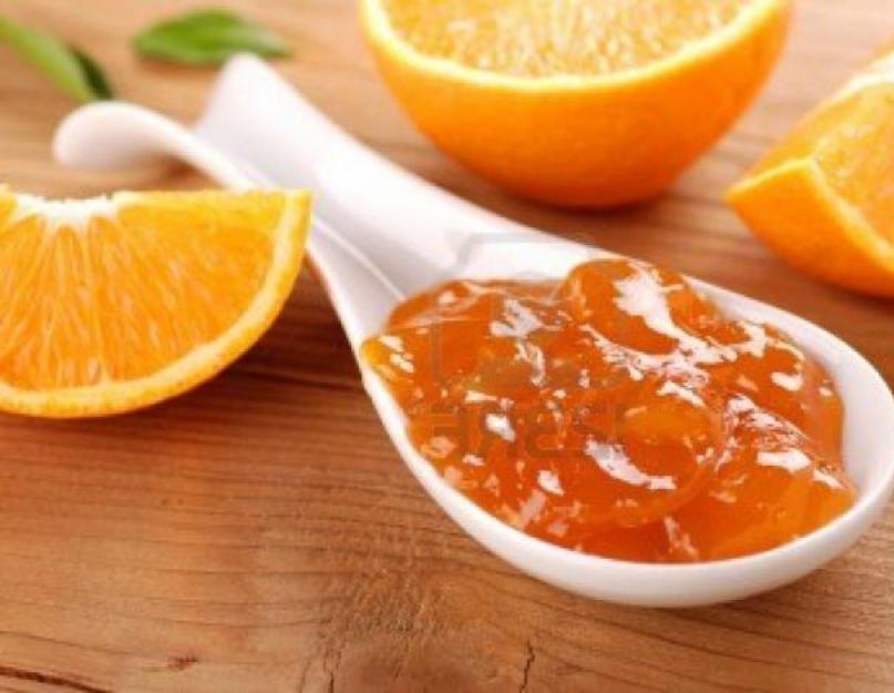 Comment faire de la confiture d'orange avec du zeste.  Recettes étape par étape pour faire de la confiture d'orange à la maison pour l'hiver.  Confiture d'orange : recette rapide